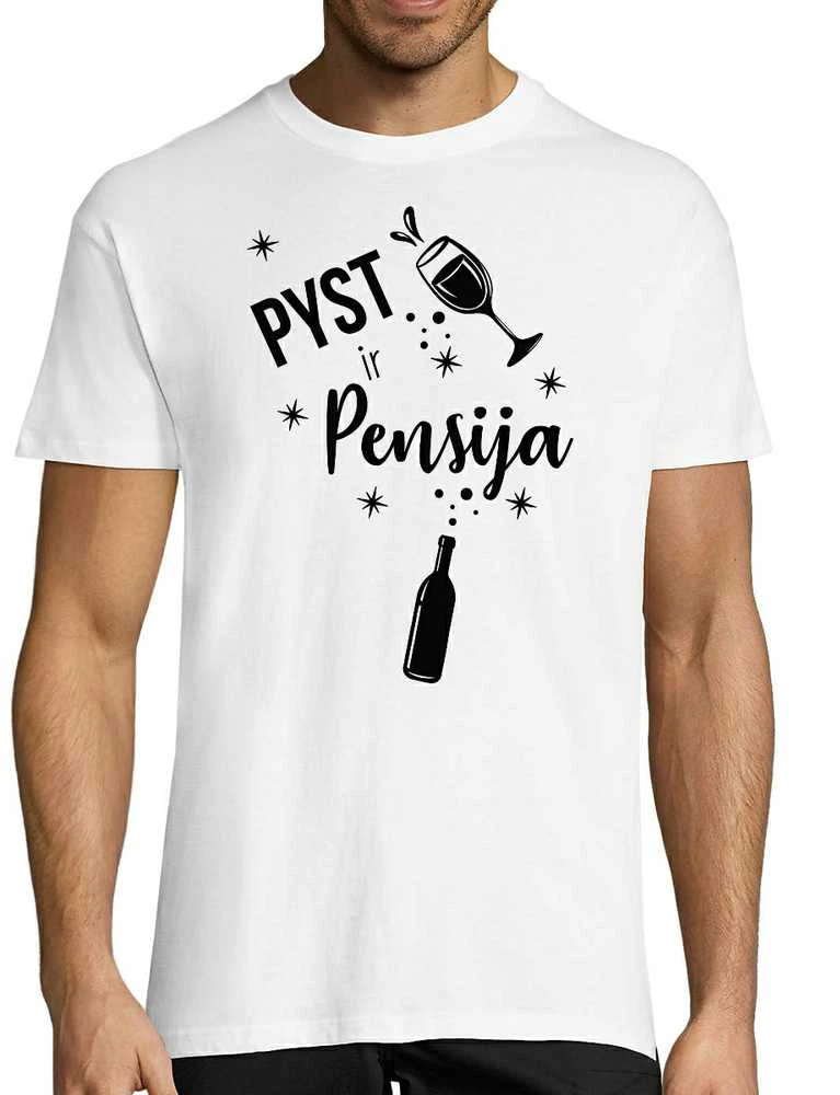 Marškinėliai "Pyst ir pensija"
