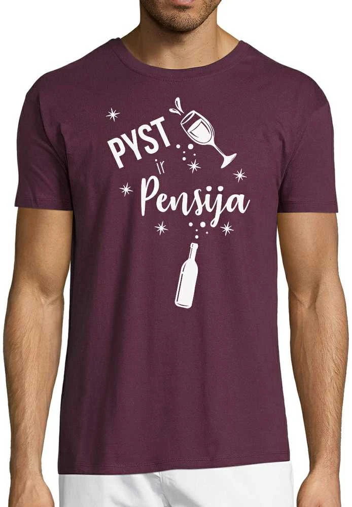 Marškinėliai "Pyst ir pensija"