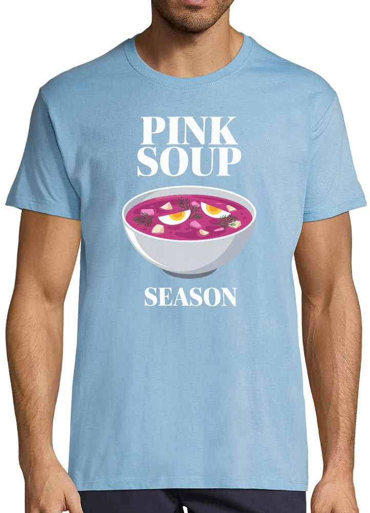 Marškinėliai "Rožinė soup season"