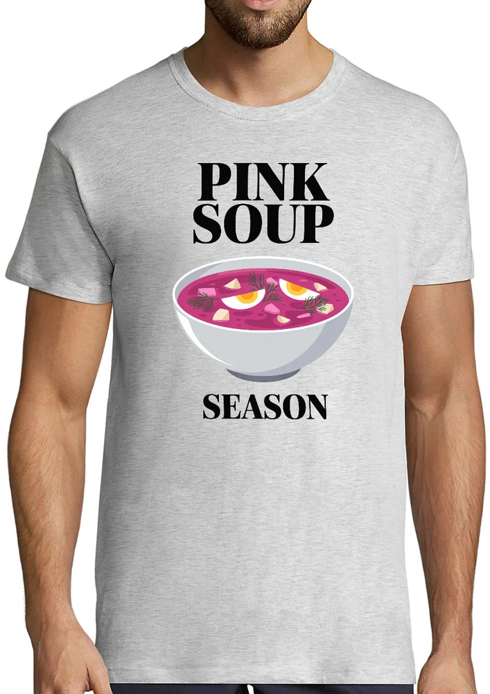 Marškinėliai "Rožinė soup season"