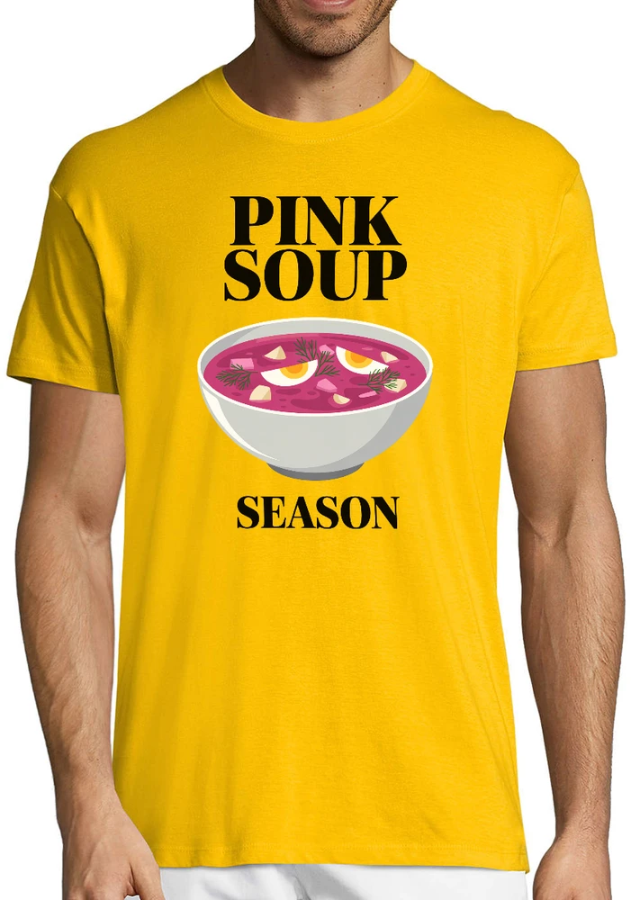 Marškinėliai "Rožinė soup season"