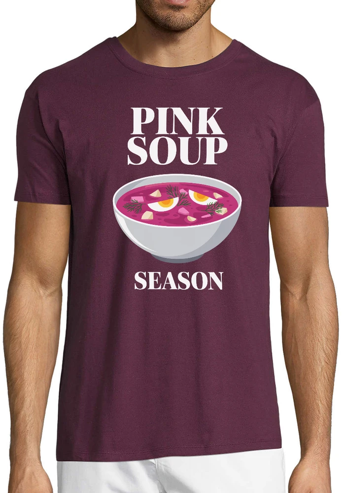 Marškinėliai "Rožinė soup season"
