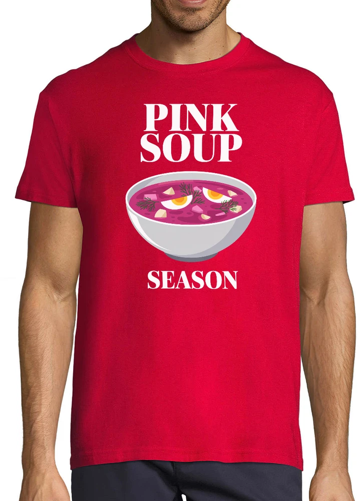 Marškinėliai "Rožinė soup season"