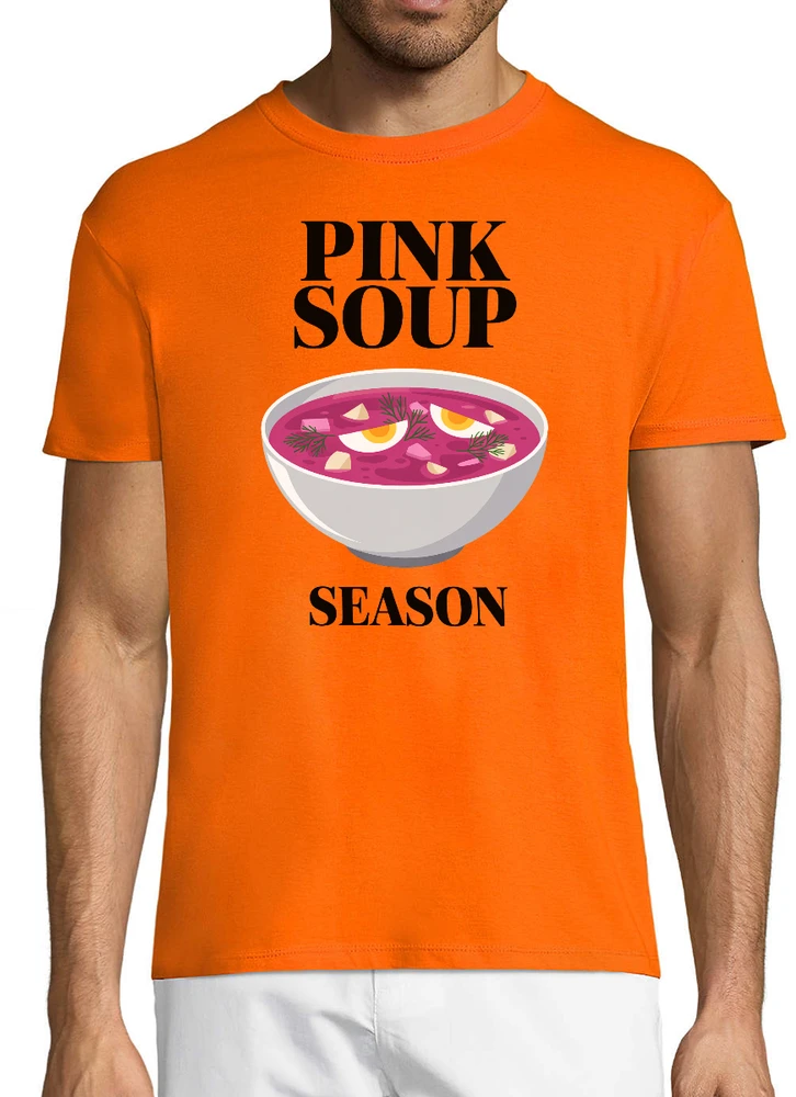 Marškinėliai "Rožinė soup season"