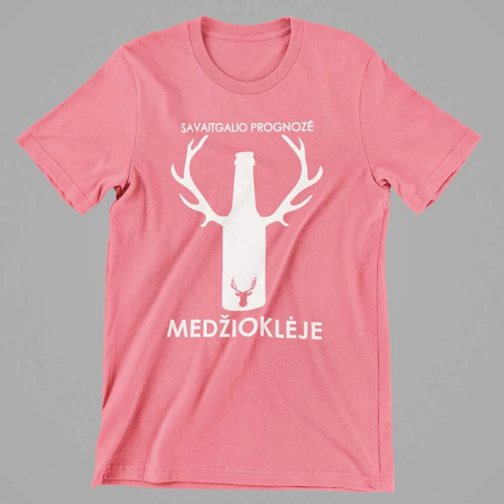 Marškinėliai "Savaitgalio prognozė medžioklėje"