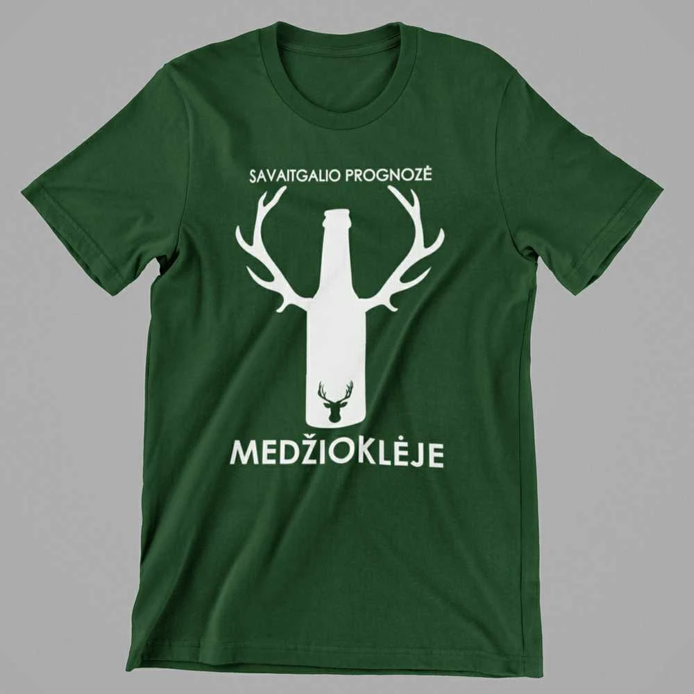 Marškinėliai "Savaitgalio prognozė medžioklėje"