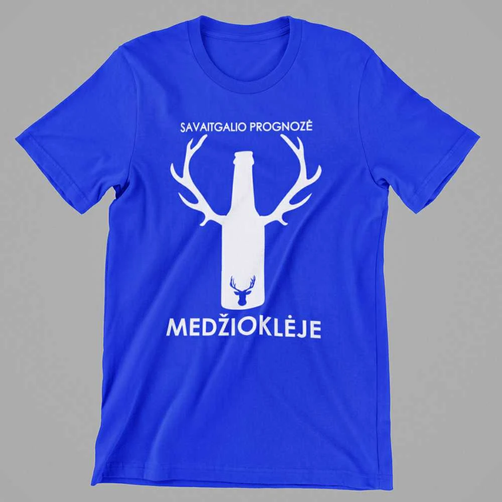 Marškinėliai "Savaitgalio prognozė medžioklėje"