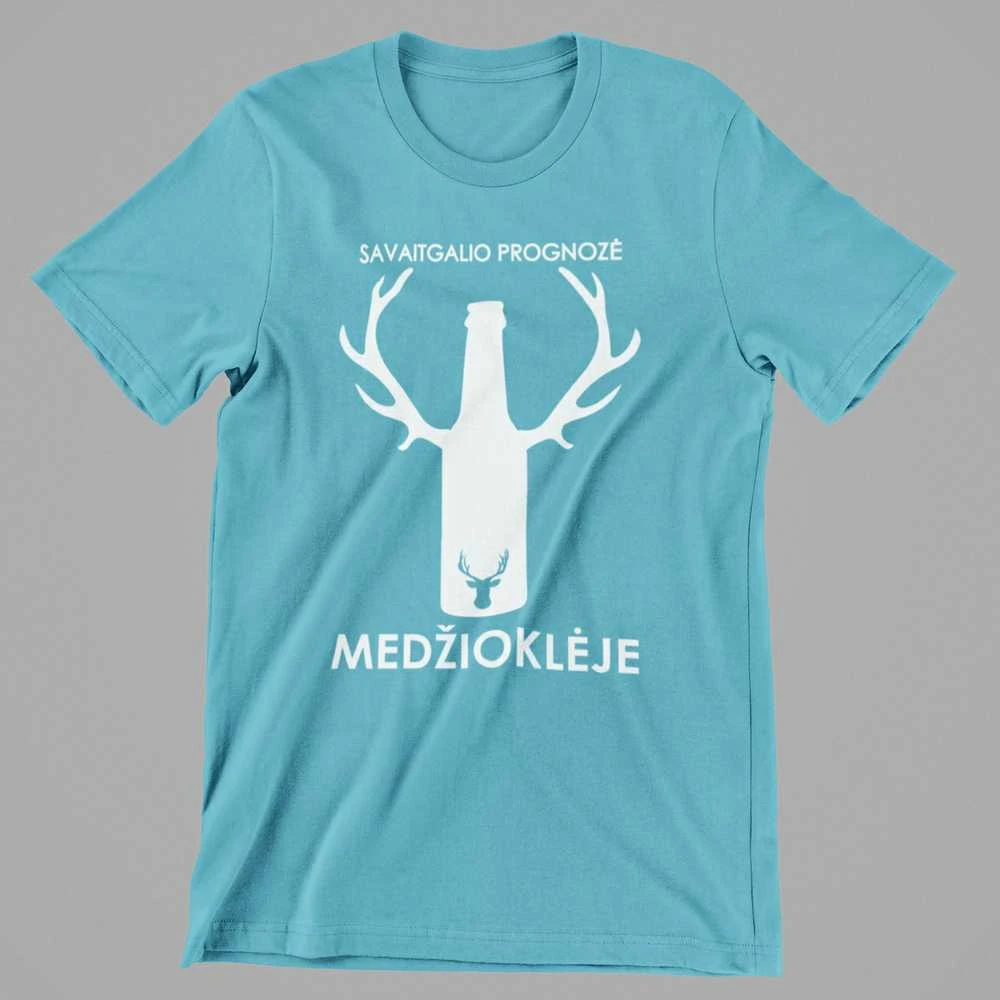 Marškinėliai "Savaitgalio prognozė medžioklėje"