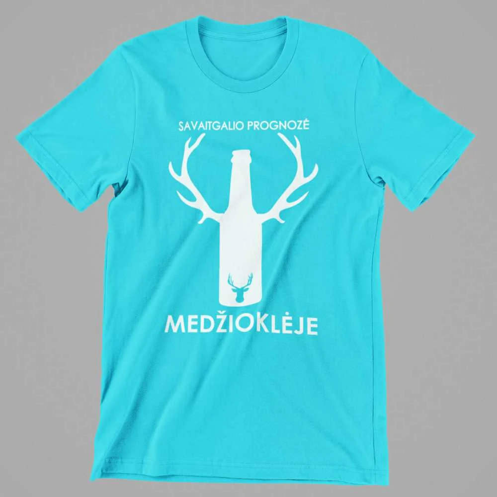 Marškinėliai "Savaitgalio prognozė medžioklėje"