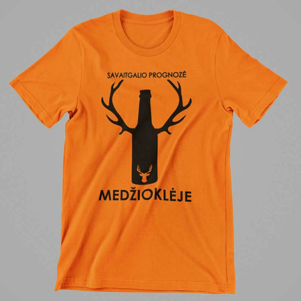 Marškinėliai "Savaitgalio prognozė medžioklėje"