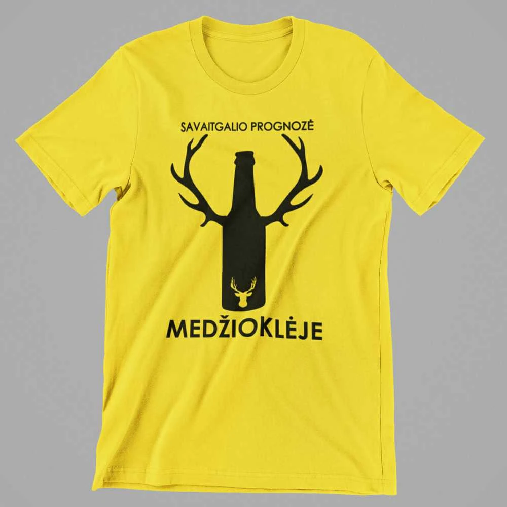 Marškinėliai "Savaitgalio prognozė medžioklėje"
