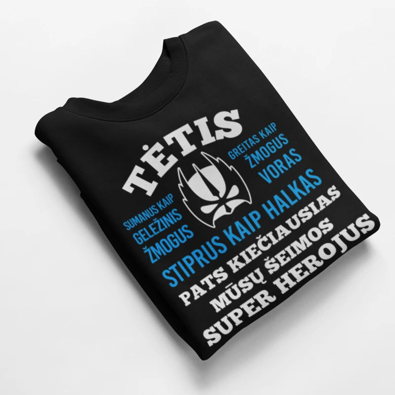 Marškinėliai "Šeimos super herojus"
