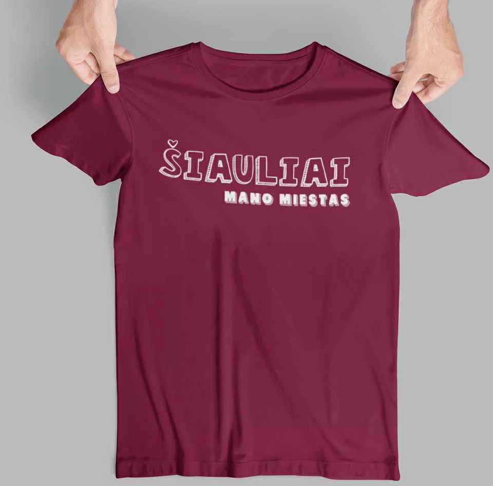 Marškinėliai "Šiauliai - mano miestas"