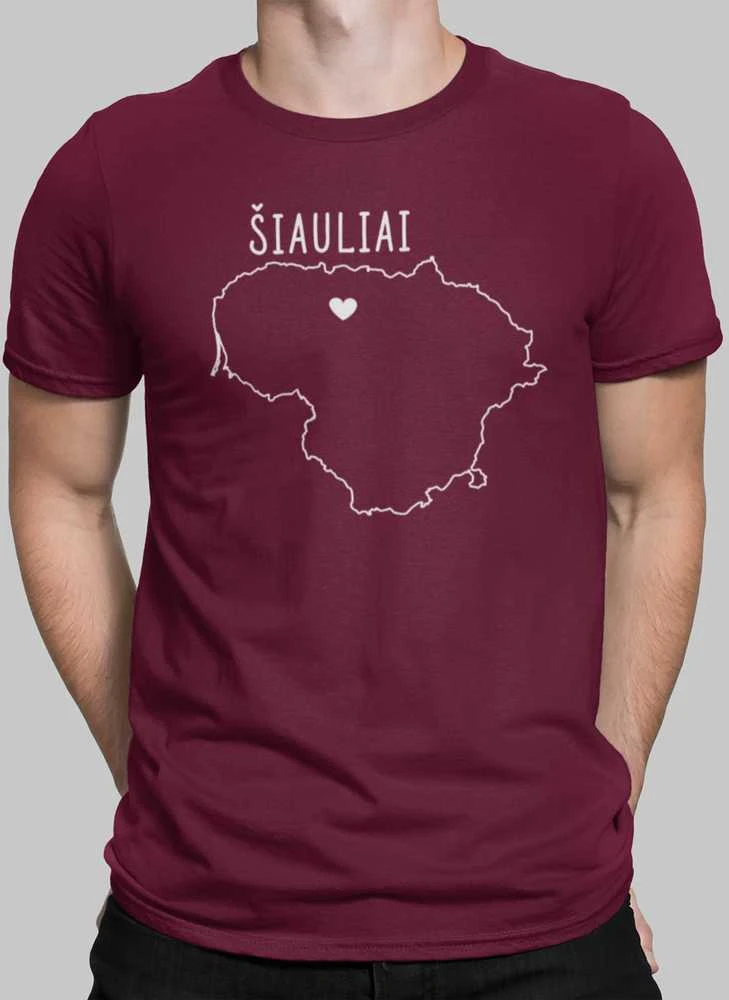 Marškinėliai "Šiauliai - širdis"