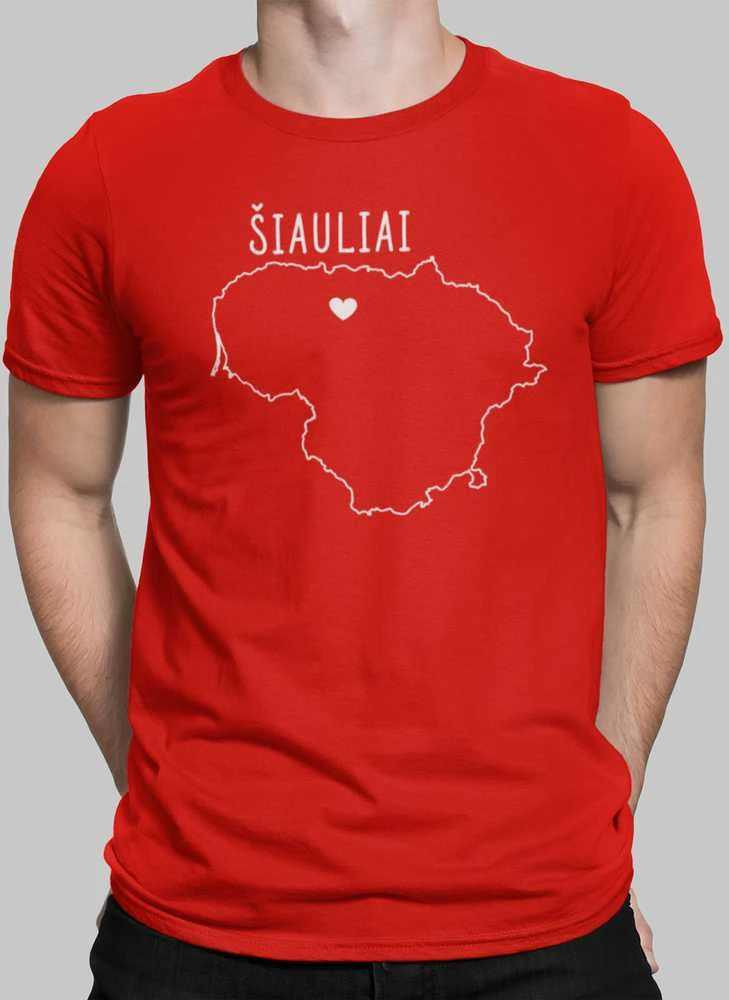 Marškinėliai "Šiauliai - širdis"