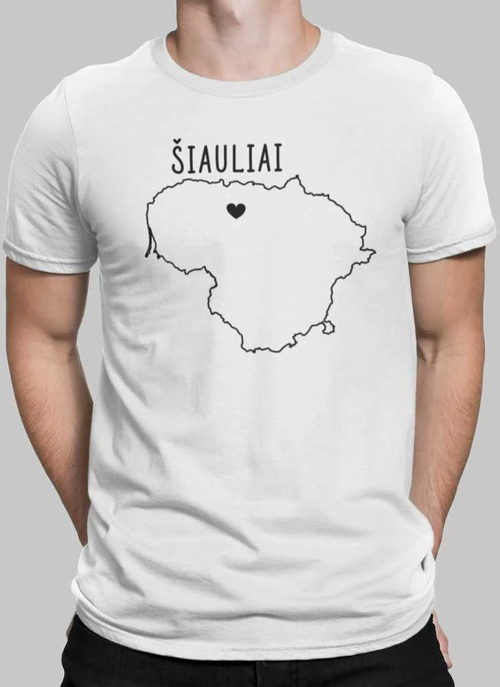 Marškinėliai "Šiauliai - širdis"