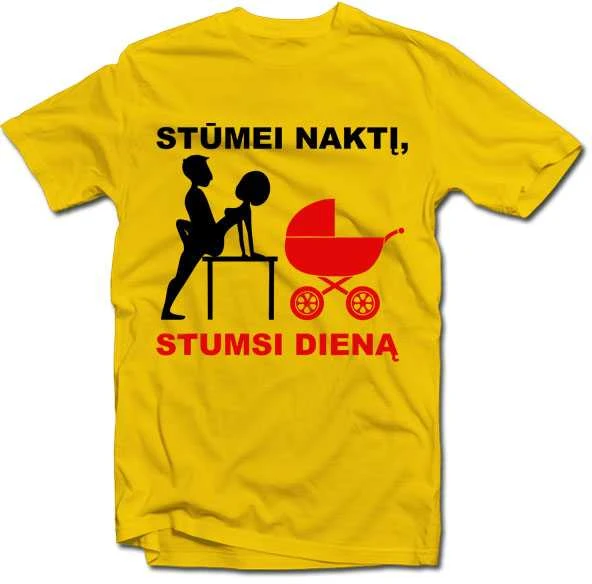 Marškinėliai "Stūmimas"