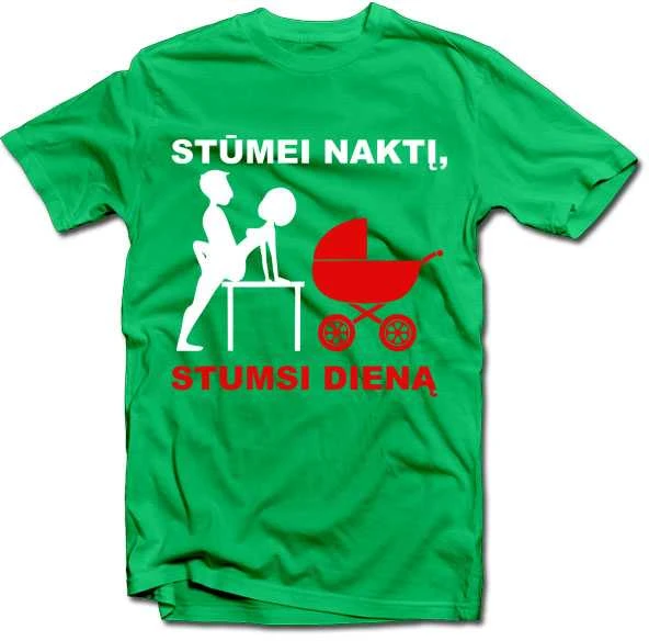 Marškinėliai "Stūmimas"