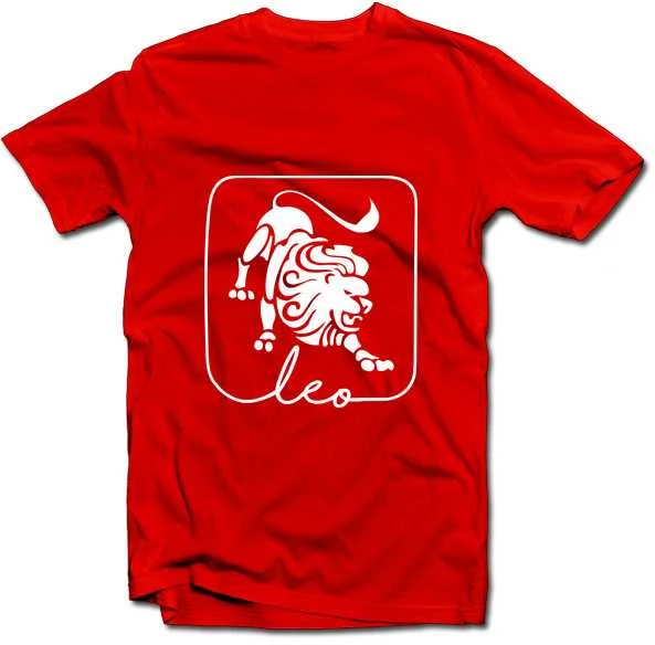 Marškinėliai su zodiako ženklu "Liūtas"