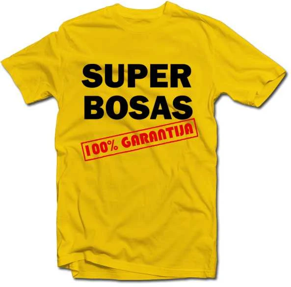 Marškinėliai "SUPER BOSAS"
