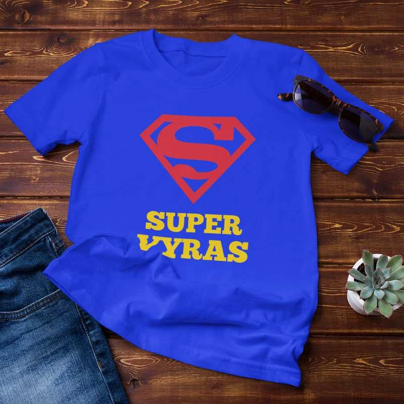 Marškinėliai "SUPER VYRAS"