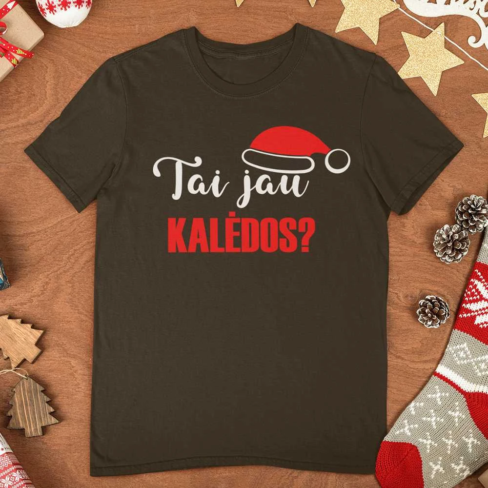Marškinėliai "Tai jau Kalėdos?"