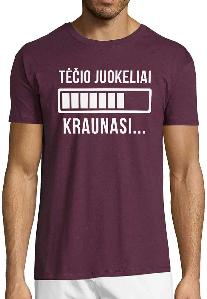 Marškinėliai "Tėčio juokeliai kraunasi"