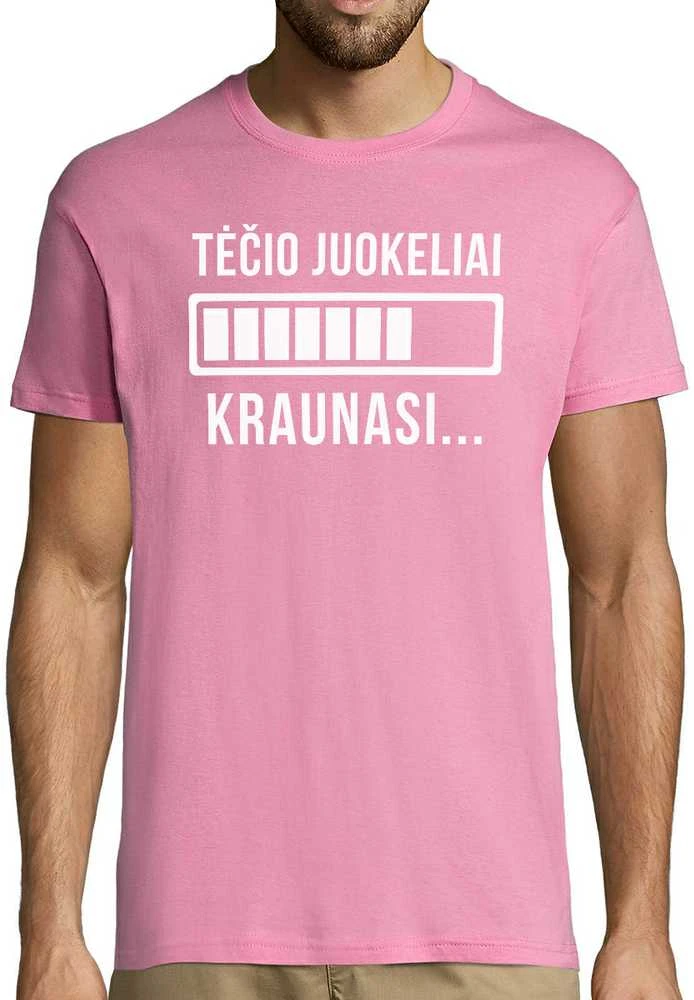 Marškinėliai "Tėčio juokeliai kraunasi"