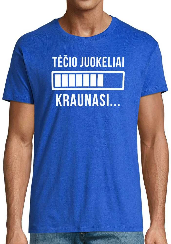 Marškinėliai "Tėčio juokeliai kraunasi"