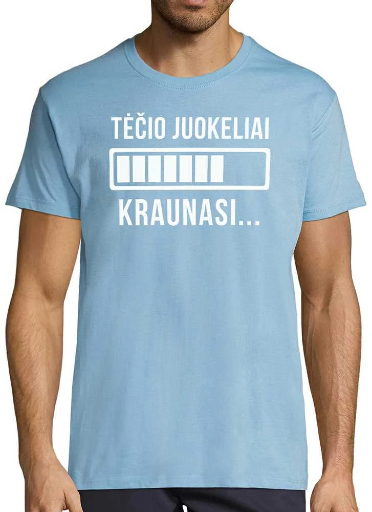 Marškinėliai "Tėčio juokeliai kraunasi"