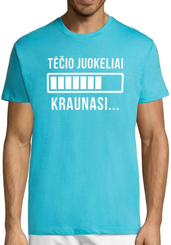 Marškinėliai "Tėčio juokeliai kraunasi"