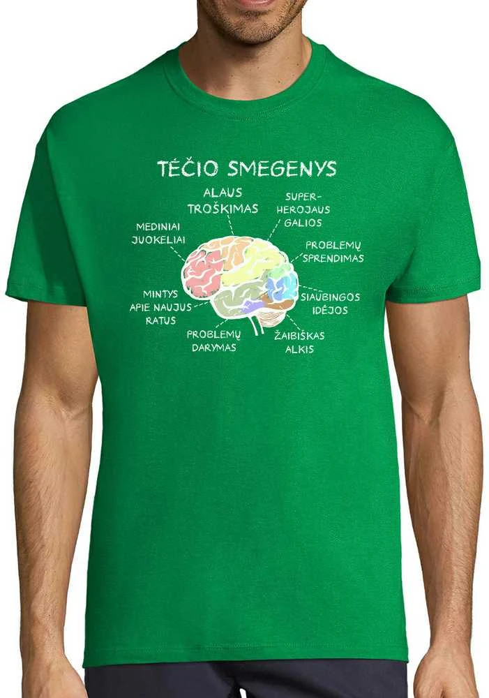 Marškinėliai "Tėčio smegenys"