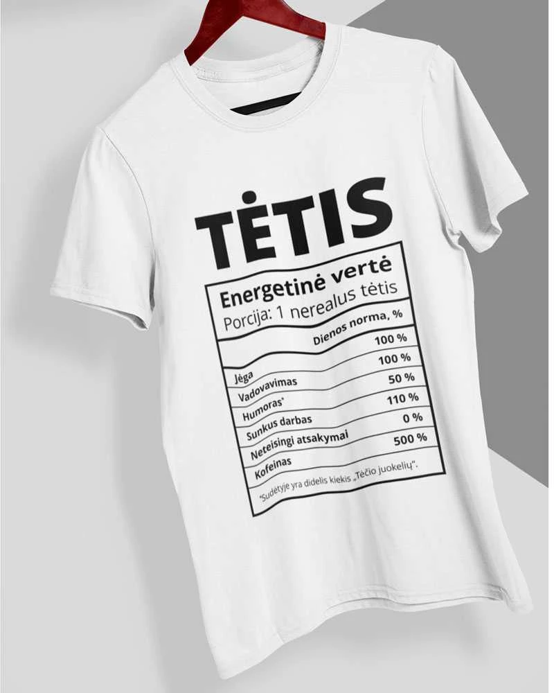 Marškinėliai "Tėčio sudėtis"