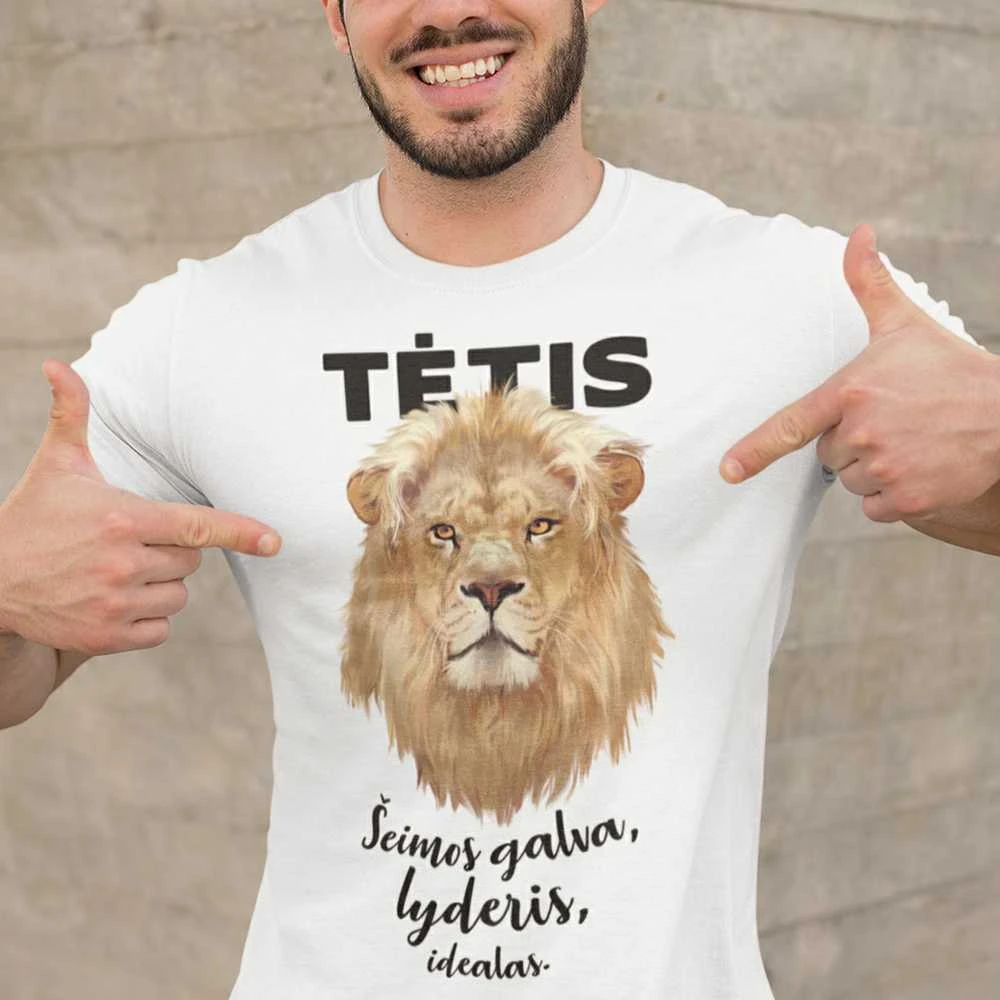Marškinėliai "Tėtis - šeimos galva"