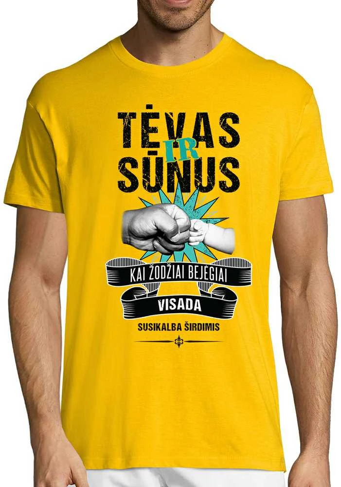 Marškinėliai "Tėvas ir sūnus"