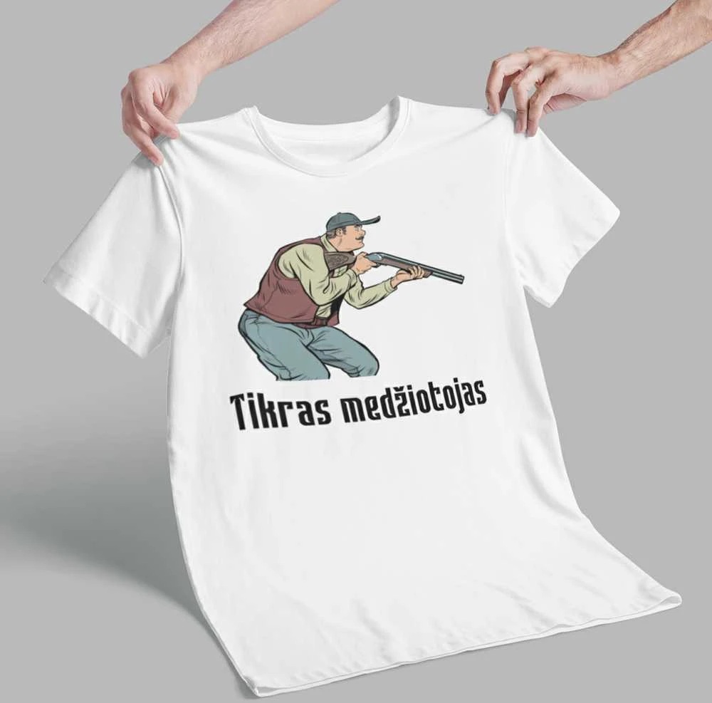 Marškinėliai "Tikras medžiotojas"