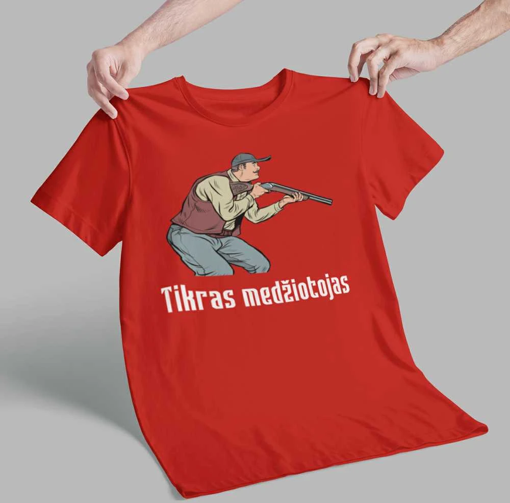 Marškinėliai "Tikras medžiotojas"