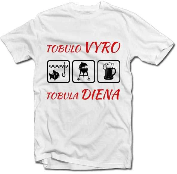 Marškinėliai "Tobulo vyro tobula diena"
