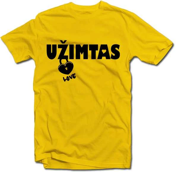 Marškinėliai "Užimtas"