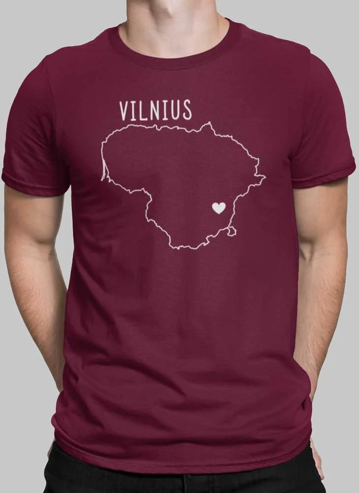 Marškinėliai "Vilnius - širdis"