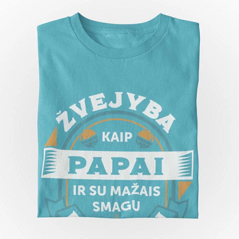 Marškinėliai "Žvejyba kaip papai"