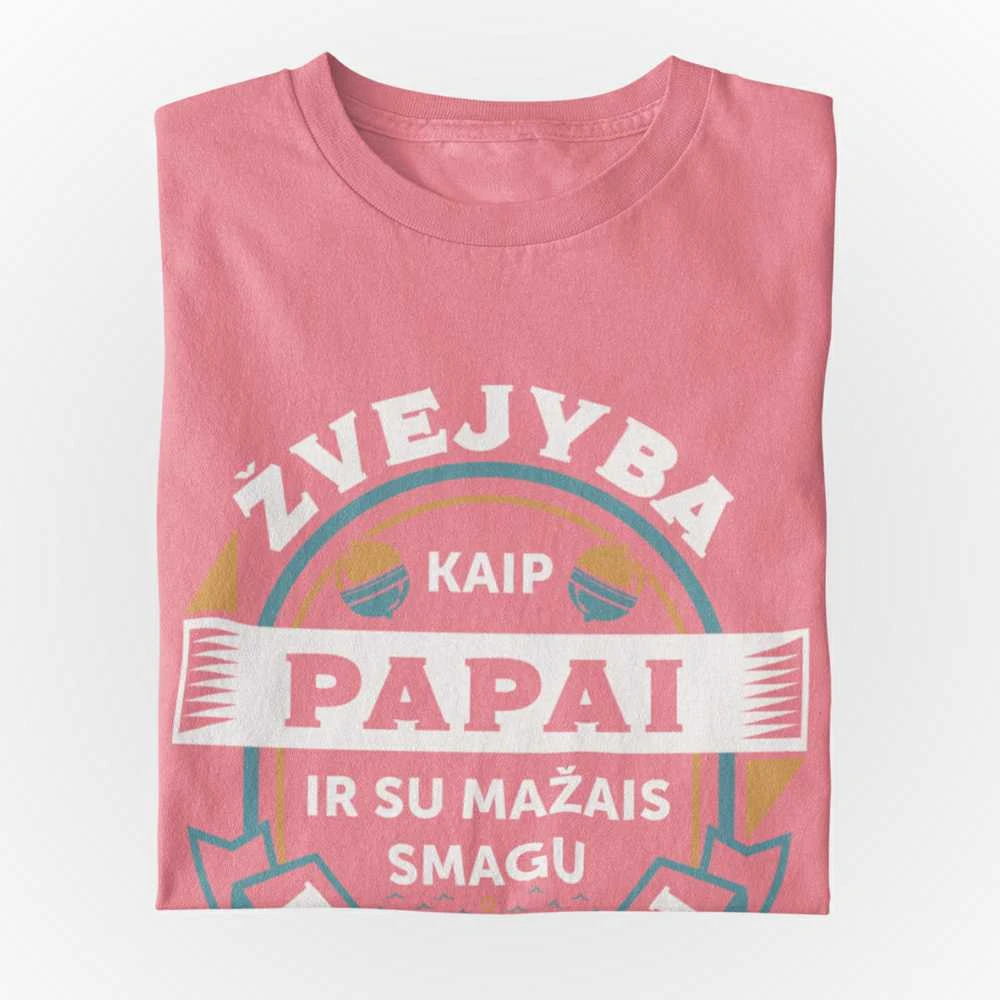 Marškinėliai "Žvejyba kaip papai"