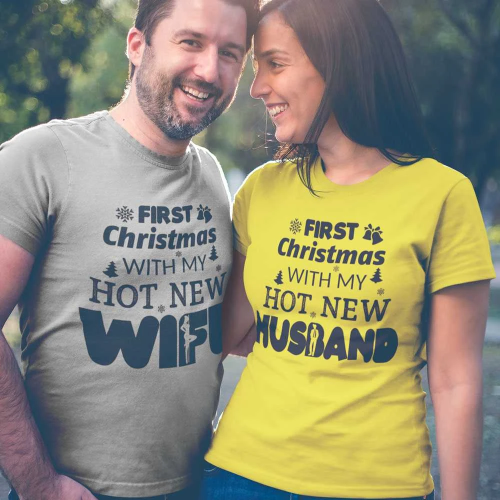 Marškinėlių komplektas "First family Christmas"