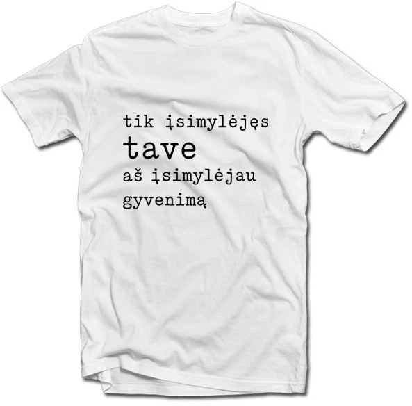 Marškinėlių komplektas "Įsimylėję gyvenimą"