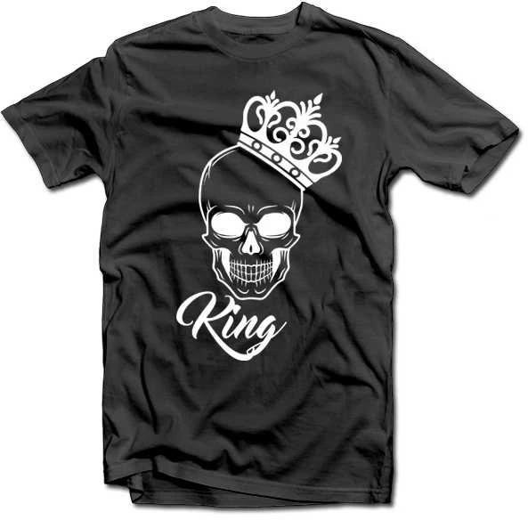 Marškinėlių komplektas "King & Queen" su kaukole
