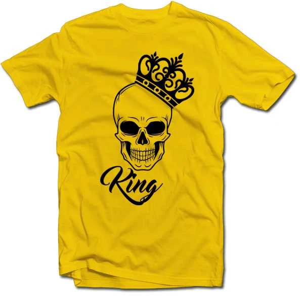 Marškinėlių komplektas "King & Queen" su kaukole