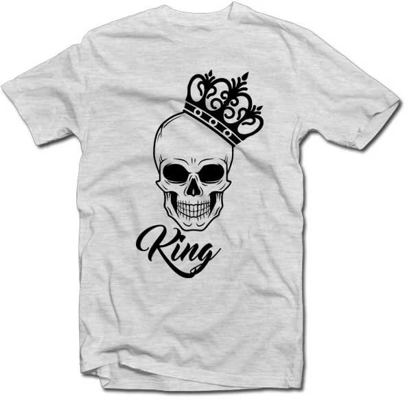 Marškinėlių komplektas "King & Queen" su kaukole