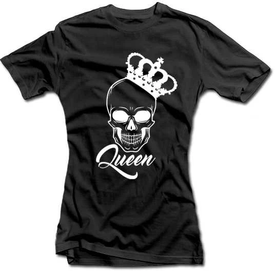 Marškinėlių komplektas "King & Queen" su kaukole
