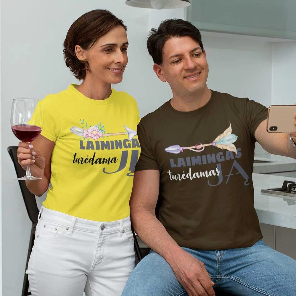 Marškinėlių komplektas "Laimingi"