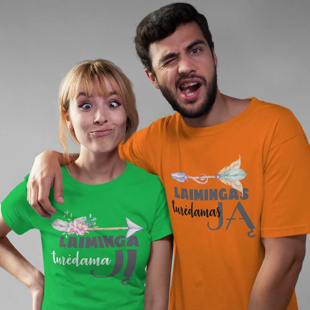 Marškinėlių komplektas "Laimingi"